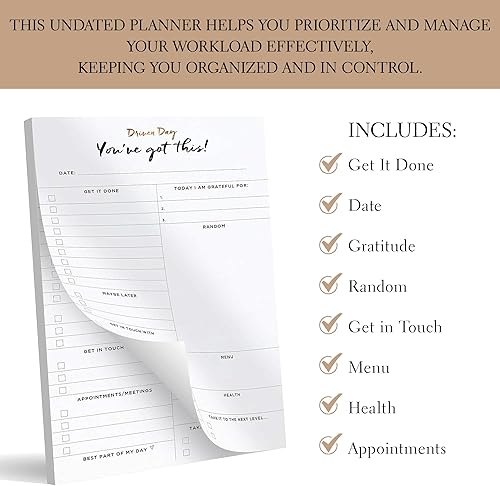 Miniatura 4 de Driven Day Daily Agenda Pad