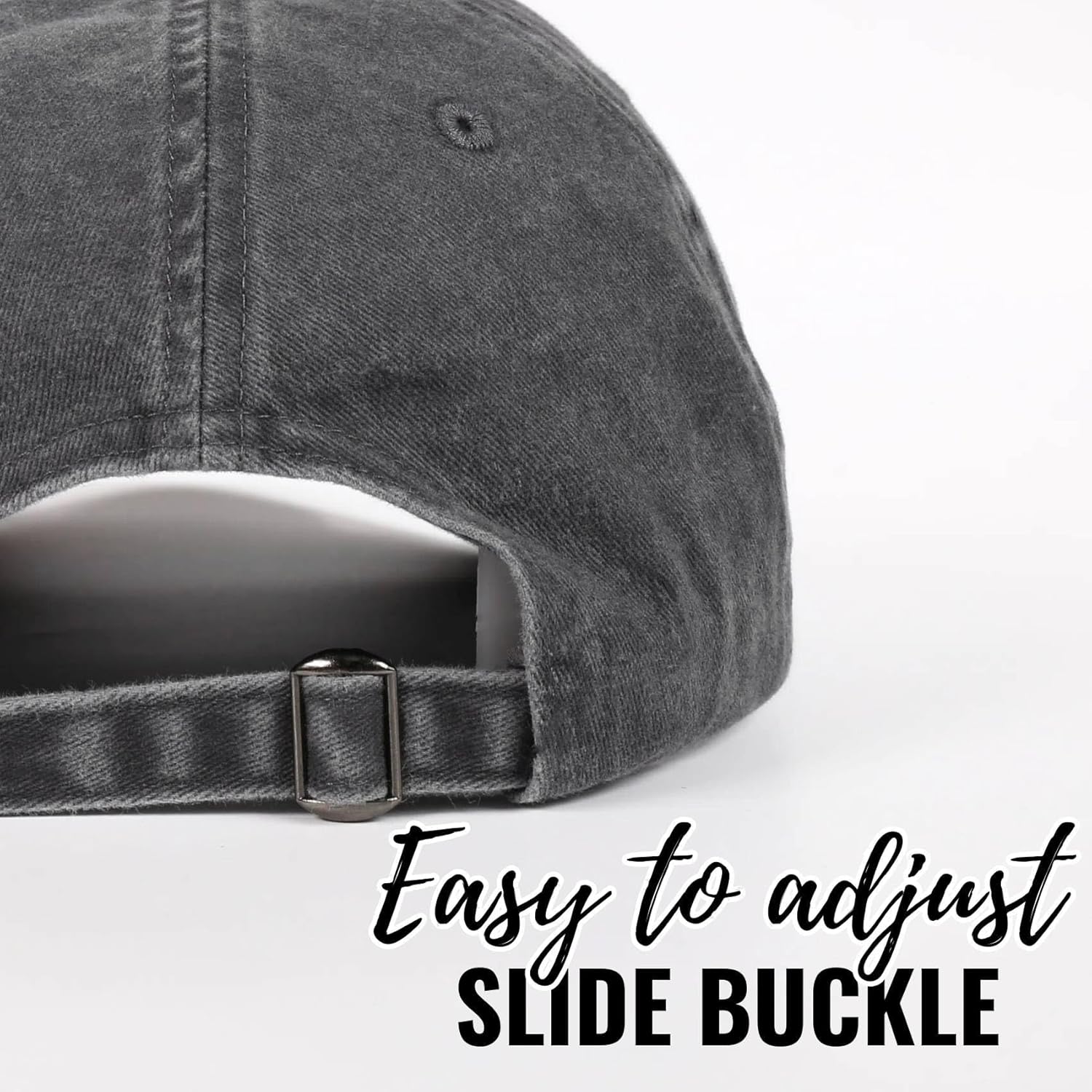 Puerto Rico Flag Gifts & Souvenirs, Embroidered Cap, Adjustable Hat Gifts Accessory for Birthday & Christmas Grey - Image 6