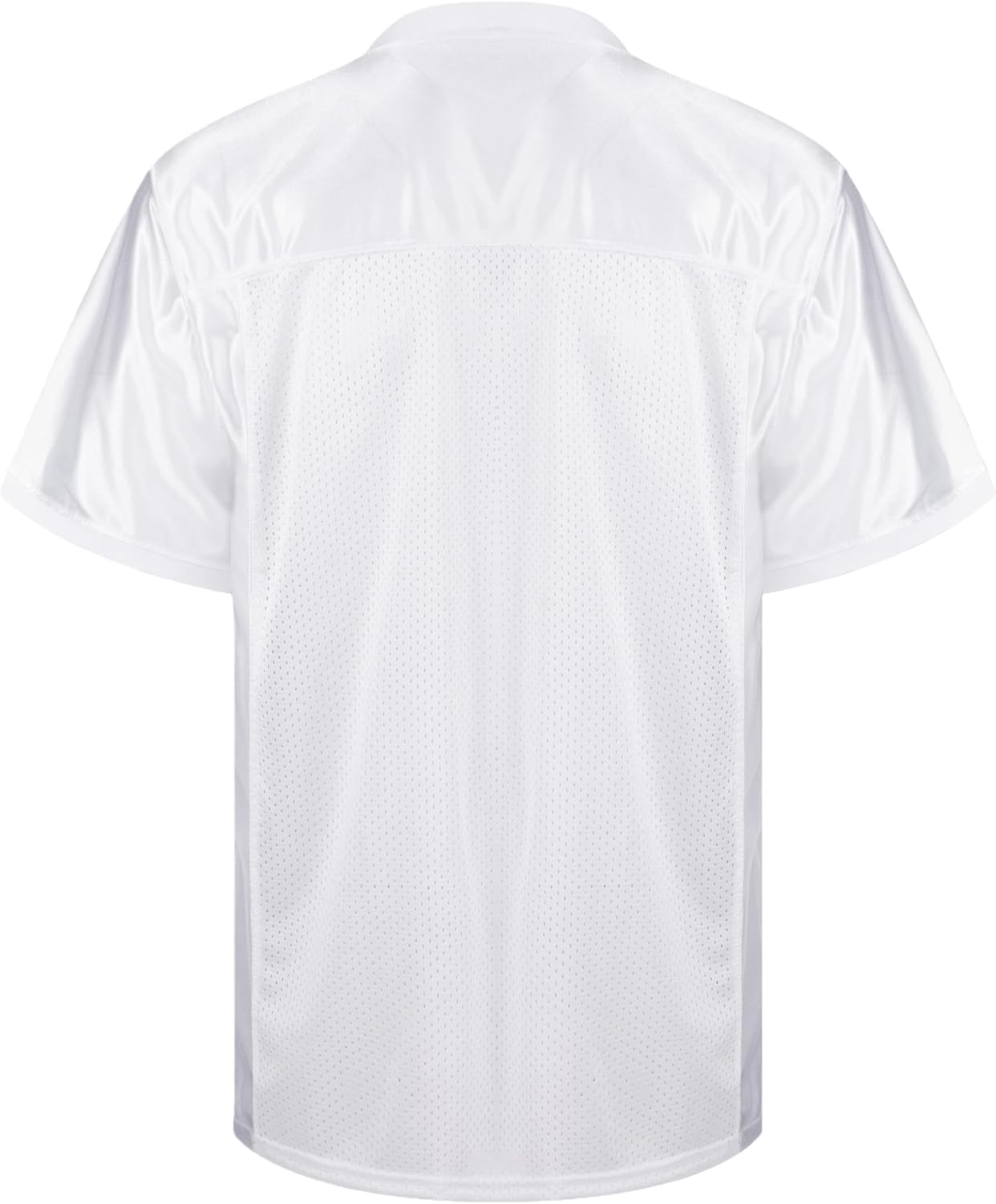 Youth Blank Football Jersey Mesh Athletic T-Shirt Unisex Hip Hop Football Practice Jersey S-XL - Image 4