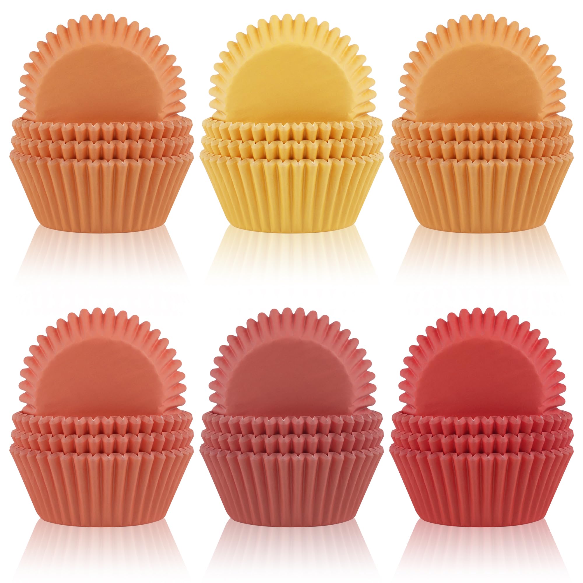 600Pcs Fall Cupcake Liners Autumn Baking Cups