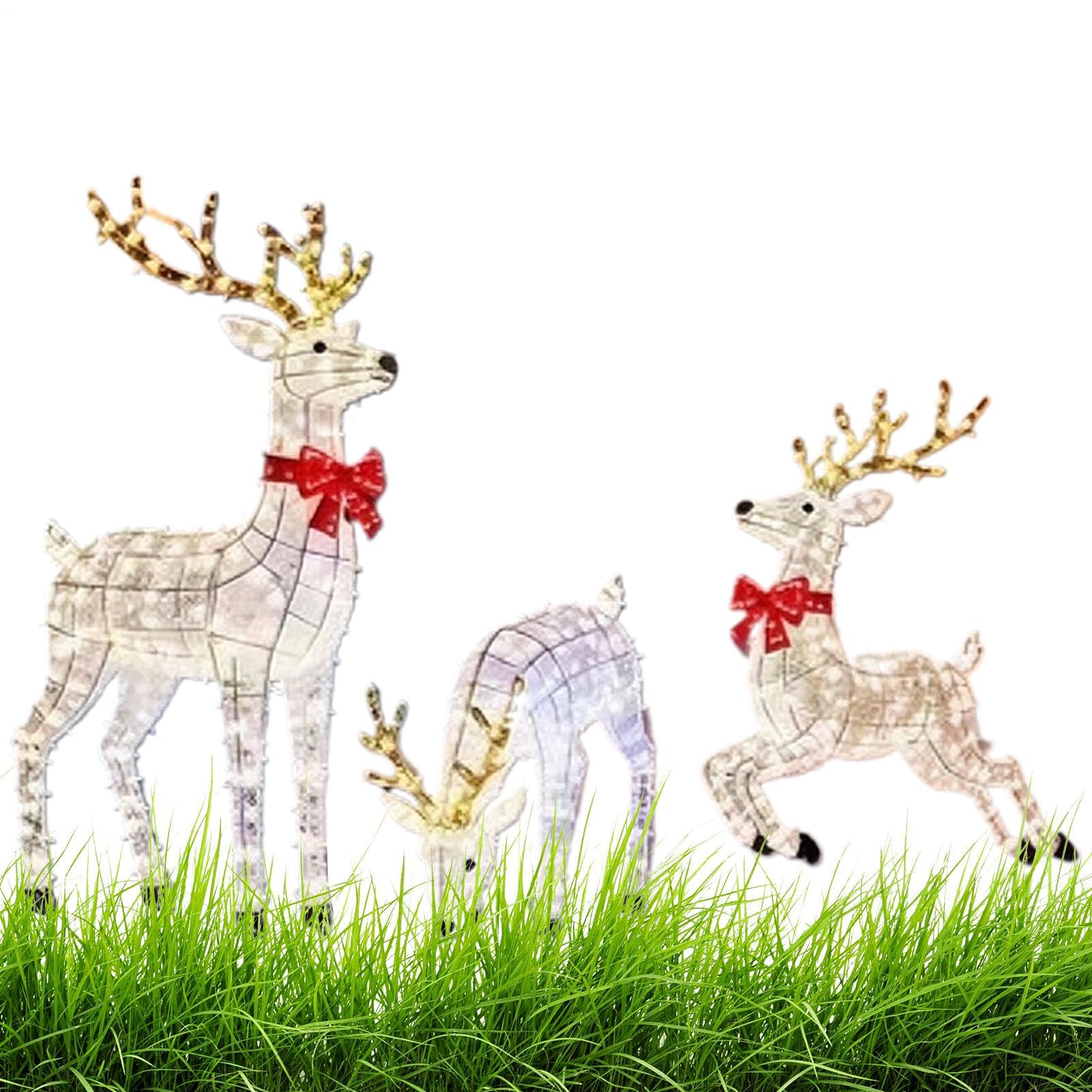 Cerf de Noël lumineux LED - Fini les décors tristes et invisibles