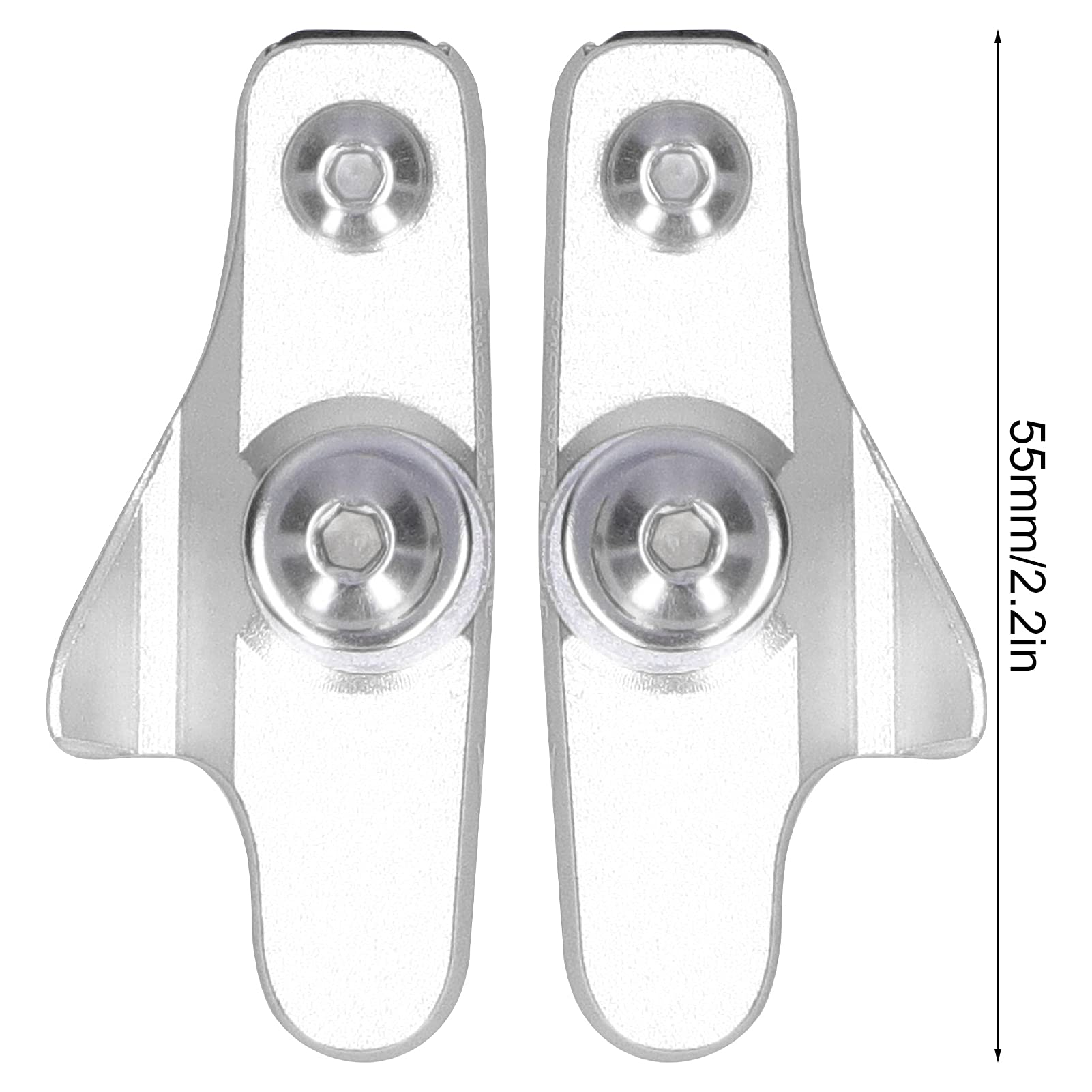 Plaquettes De Frein Vélo En Caoutchouc – Résistantes, Rainurées, Pour Route/fixie, Acier Intégré, Lot De 2 (paire)