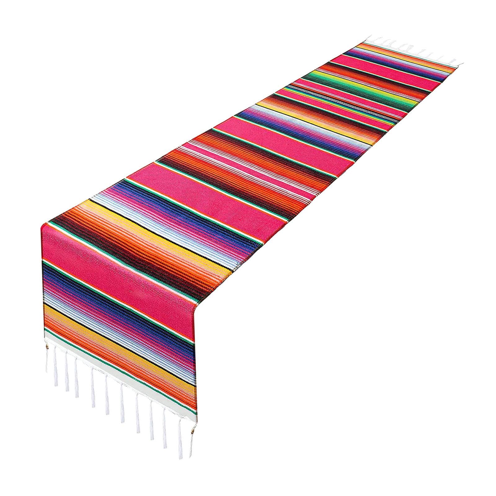 Amazon｜Cosiro メキシカンテーブルランナー 8枚セット 5 x 84