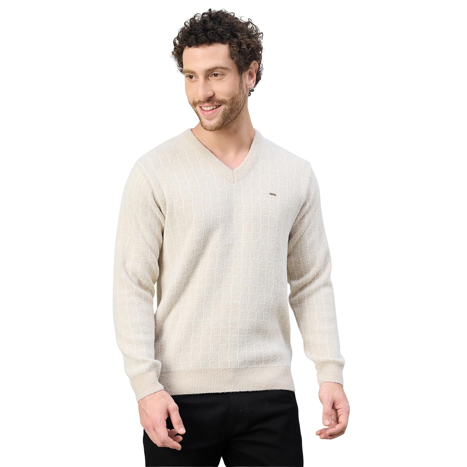 duke Men V Neck Regular Sweater-picture-51