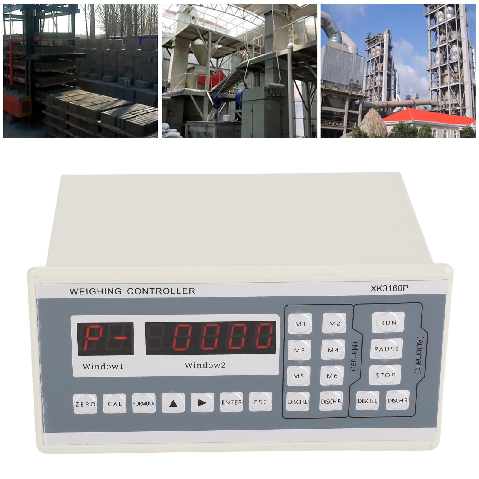 Controlador de Pesaje Calibración Automática de Alta Precisión para de Control de Lotes Industriales