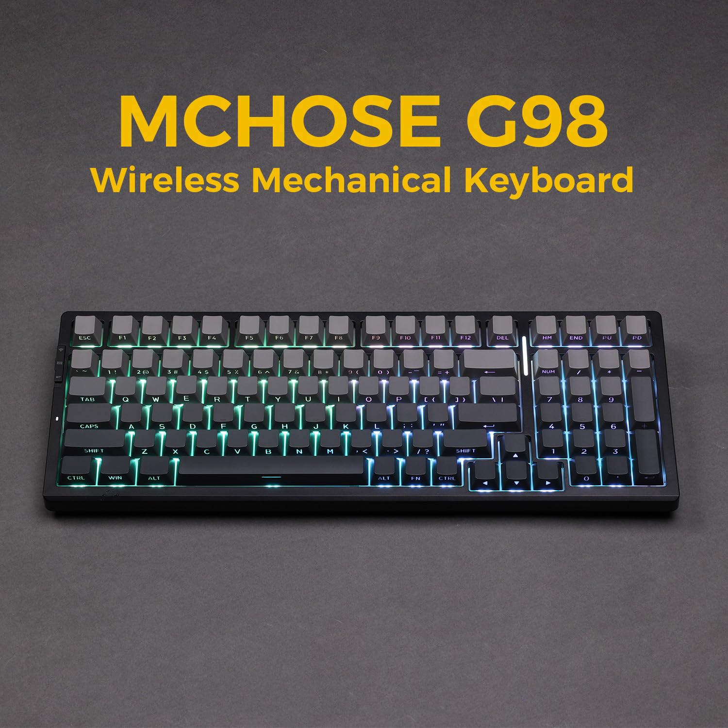Amazon.com: MCHOSE G98 Wireless Mechanical Keyboard, 98 Keys