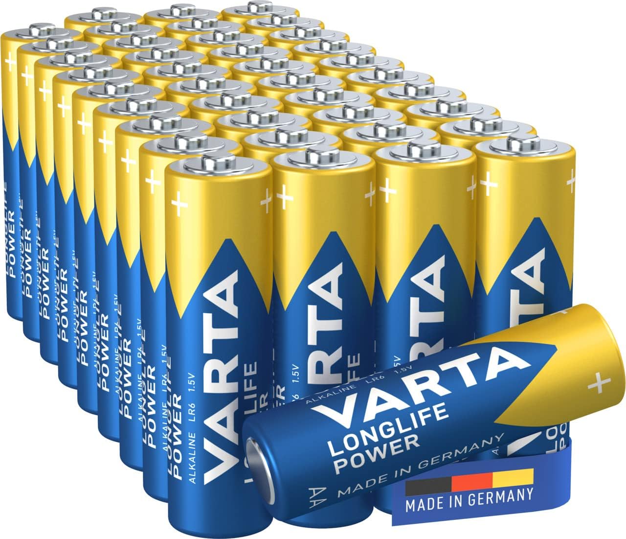 Piles AAA VARTA Longlife Power Lot De 20 - Alcalines 1.5V Made In Germany