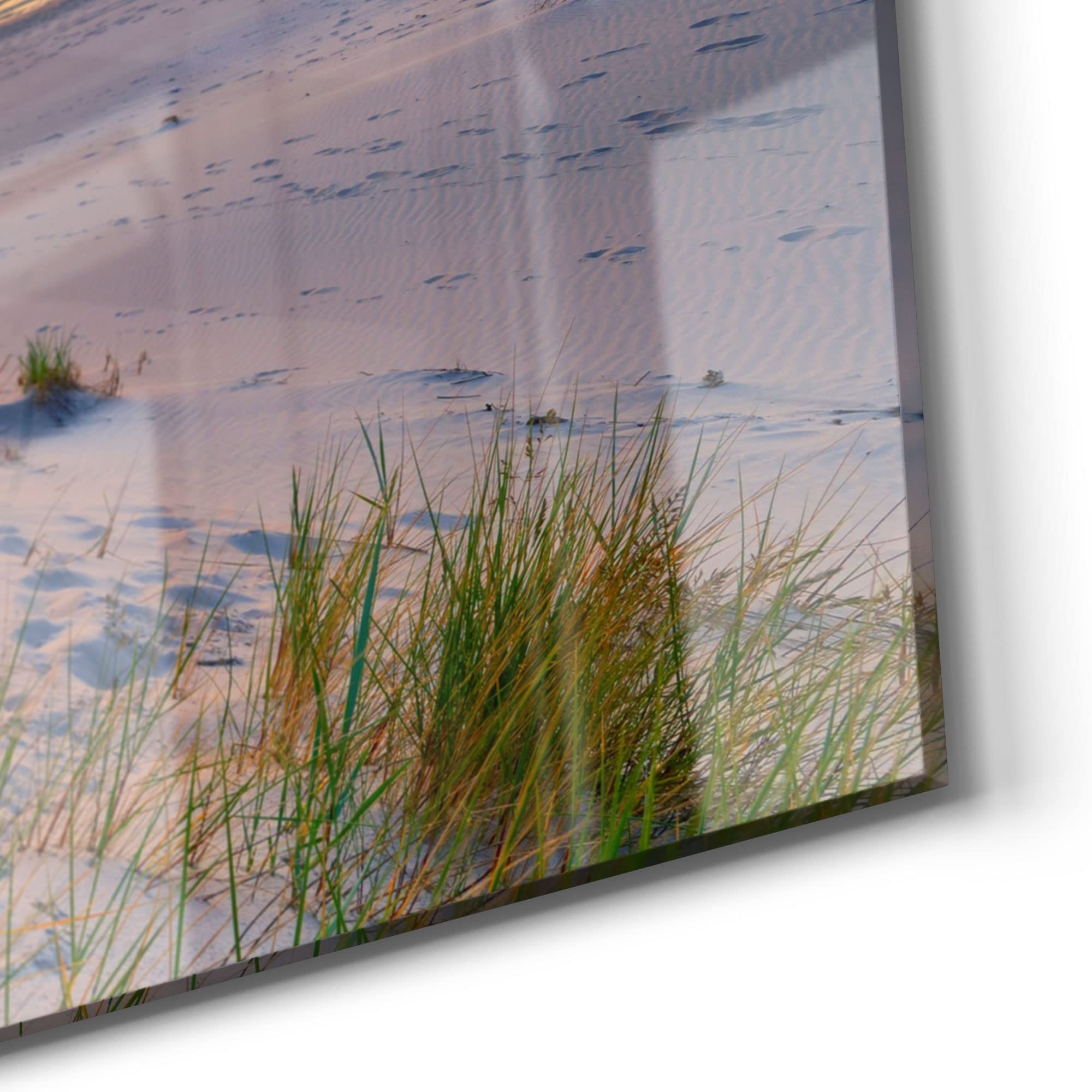 Tableau Décoratif En Verre "Coucher De Soleil Sur La Plage" - DEQORI - Plusieurs Tailles - Neuf - Fabriqué En Allemagne