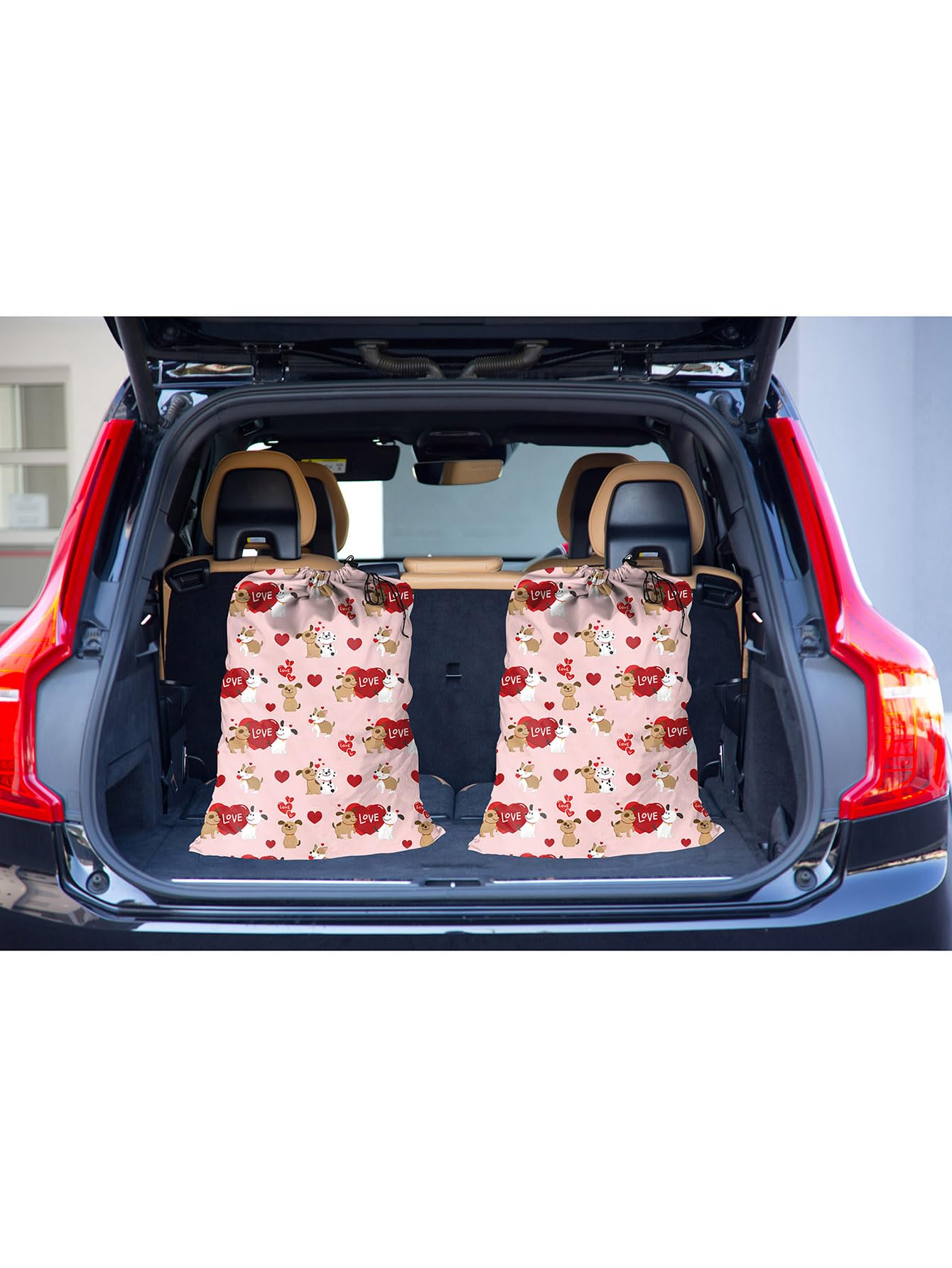 Maishijie 2 Pack Cotton Canvas Heavy Duty Laundry Bag, 17.7”x 25.6", Highly Durable,Toys Storage Bag, Dirty Clothes Bag - Image 4