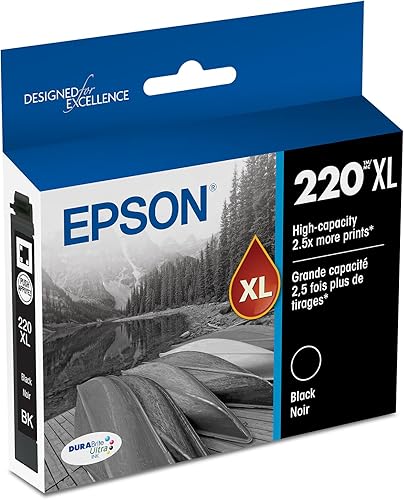 Miniatura 17 de Epson T220 DURABrite Ultra - Cartucho de tinta cian de alta capacidad (T220XL220-S) para impresoras seleccionadas de expresión y fuerza de trabajo