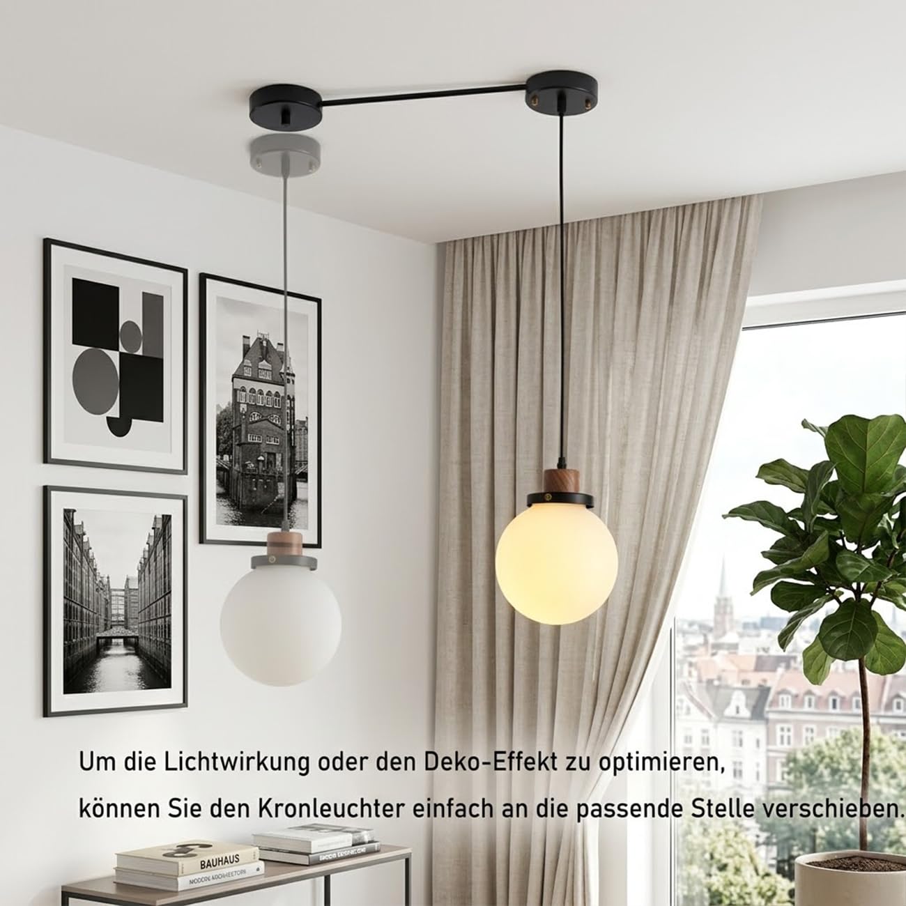 Kabelkanal Extention, Kabelführung aus Stahl,Metall Deckendose kabelabdeckung Decke Lampenabdeckung Deckenanschluss (Schwarz, 100 cm)