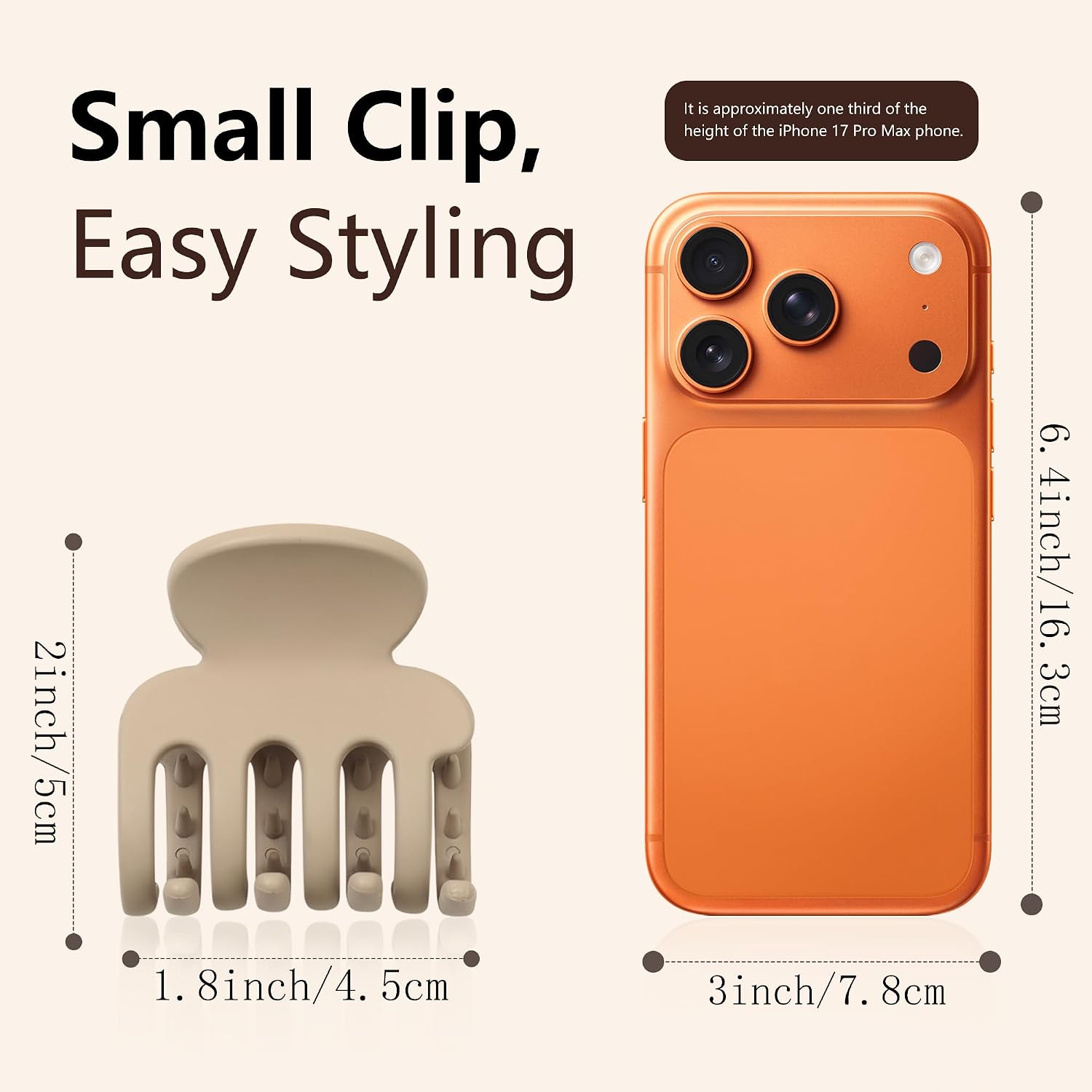 16 Pack Mini Hair Claw Clips for Women and Girls, 1.8 Inch Small Claw Clips for Fine Thin Hair, Multi-Color Hair Clips Set, Secure Hold Cute Hair Accessories for Everyday Styling