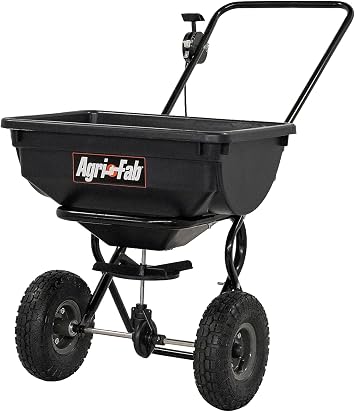 Agri-Fab 45-0388-KD 85 lb. Push Lawn & Garden Broadcast Spreader for Seed,Fertilizer; Walk Behind with Easy to use Cable Control