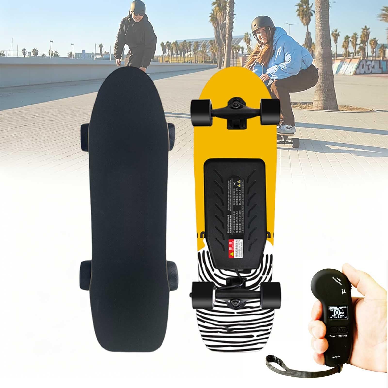 aallwwsso Electric Skateboard With Remote, Electric Longboard Skateboard For Adults & Teens, Single/Dual Motor Skateboard, 24/45 Km/H Top Speed, 4 Speed Modes, All-Terrain Longboard dualdrive-E