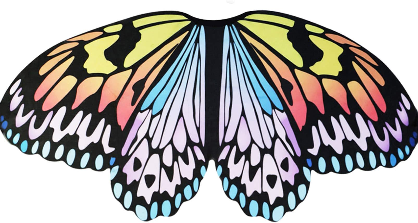 D.Q.Z Kids Monarch Butterfly Wings Costume for Littles Girls Dress Up Clothes, Butterfly Kit Bug Toys for Birthday