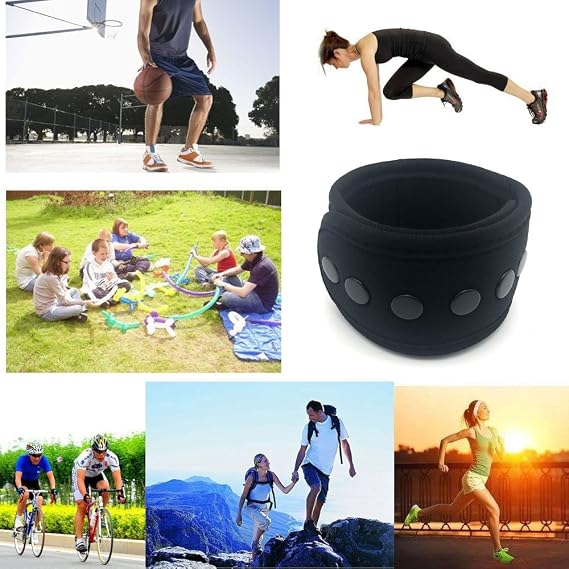 Wanty Adjustable Buckle Arm Bracelet Wear Band Ankle Wristband Band with Mesh Pouch for Fitbit ONE/Fitbit Flex 2/Fitbit ALTA/ALTA HR/Activity Tracker/Garmin Fitness Band