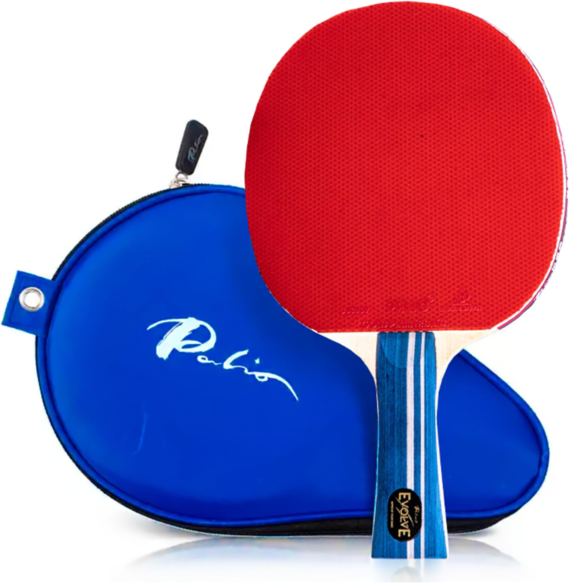 High-Performance Table Tennis Bat with Storage Carrying Case | Premium ITTF Approved Rubber Protector | Ideal for Beginners and Professional Players
