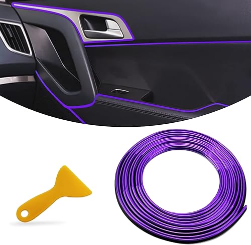 Moldura para el interior del automóvil universal de 328 pies  328ft para el interior del automóvil tiras decorativas de relleno con herramienta de