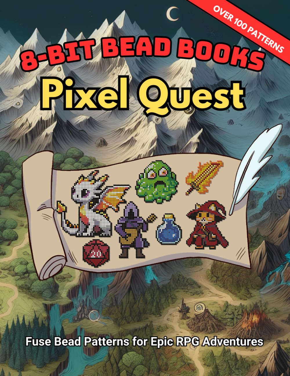8-Bit Bead Books: Pixel Quest: Fuse Bead Patterns for Epic RPG Adventures (8-Bit Bead Books Series: Unleashing Creativity, Pixel by Pixel)