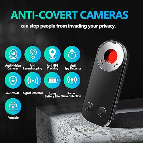 Miniatura 9 de Detectores de cámara oculta Bug and - Detector de cámara oculta Detector de cámara oculta Detector de cámara oculta Escáner de señal inalámbrica RF