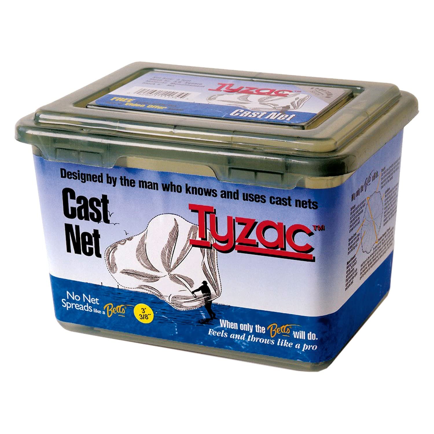 Betts Tyzac Series Cast Net for Bait Fish