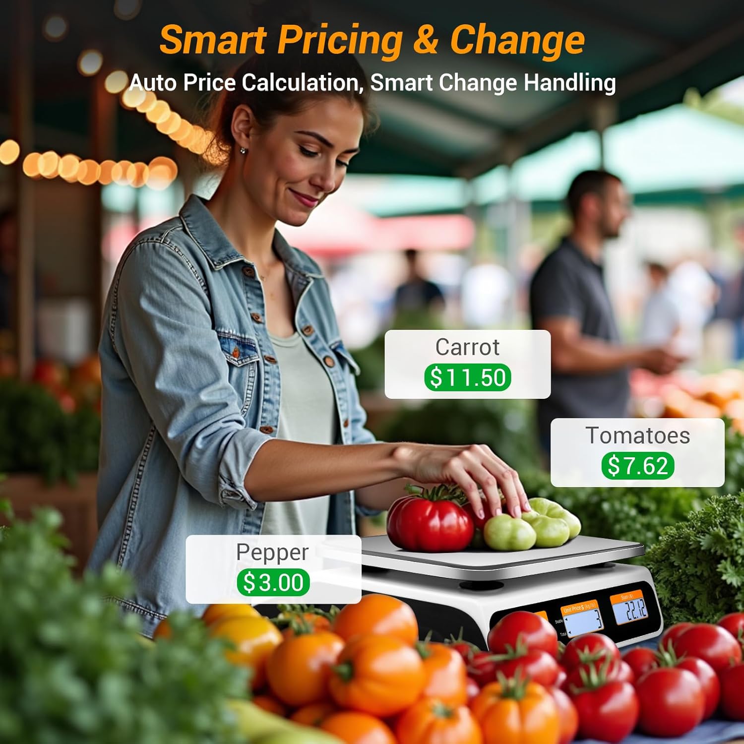 Price Computing Scale Bundle with BROMECH Commercial Kitchen Scale