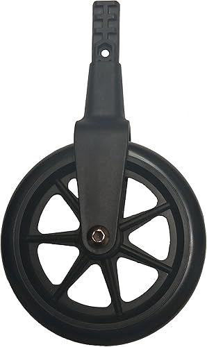 Stander Kit de ruedas no giratorias para Stander EZ Fold-N-Go Walker y Able Life Space Saver Walker, negro, 2 unidades