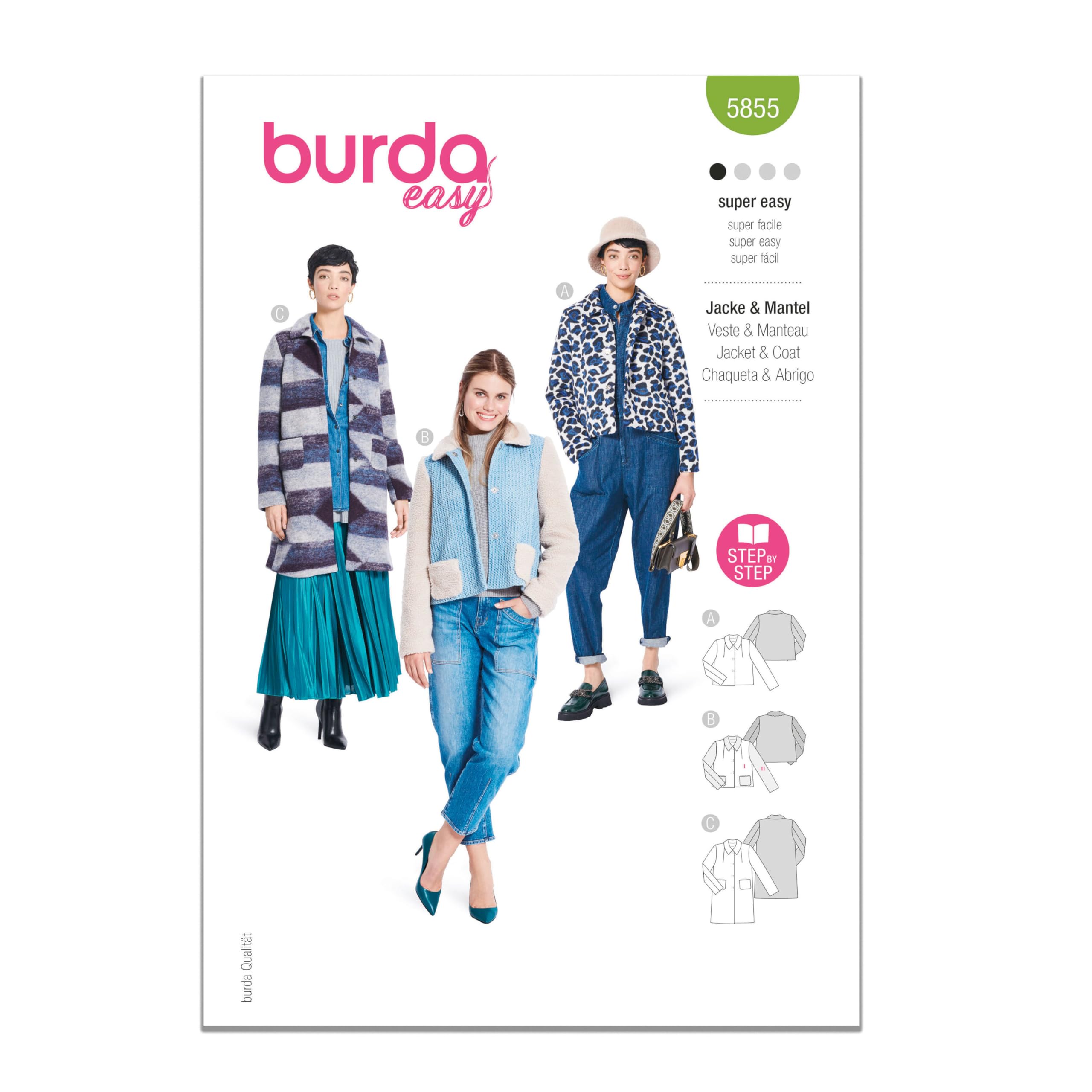 Simplicity Patterns Paper Sewing Pattern 5855 8-22 (34-48)