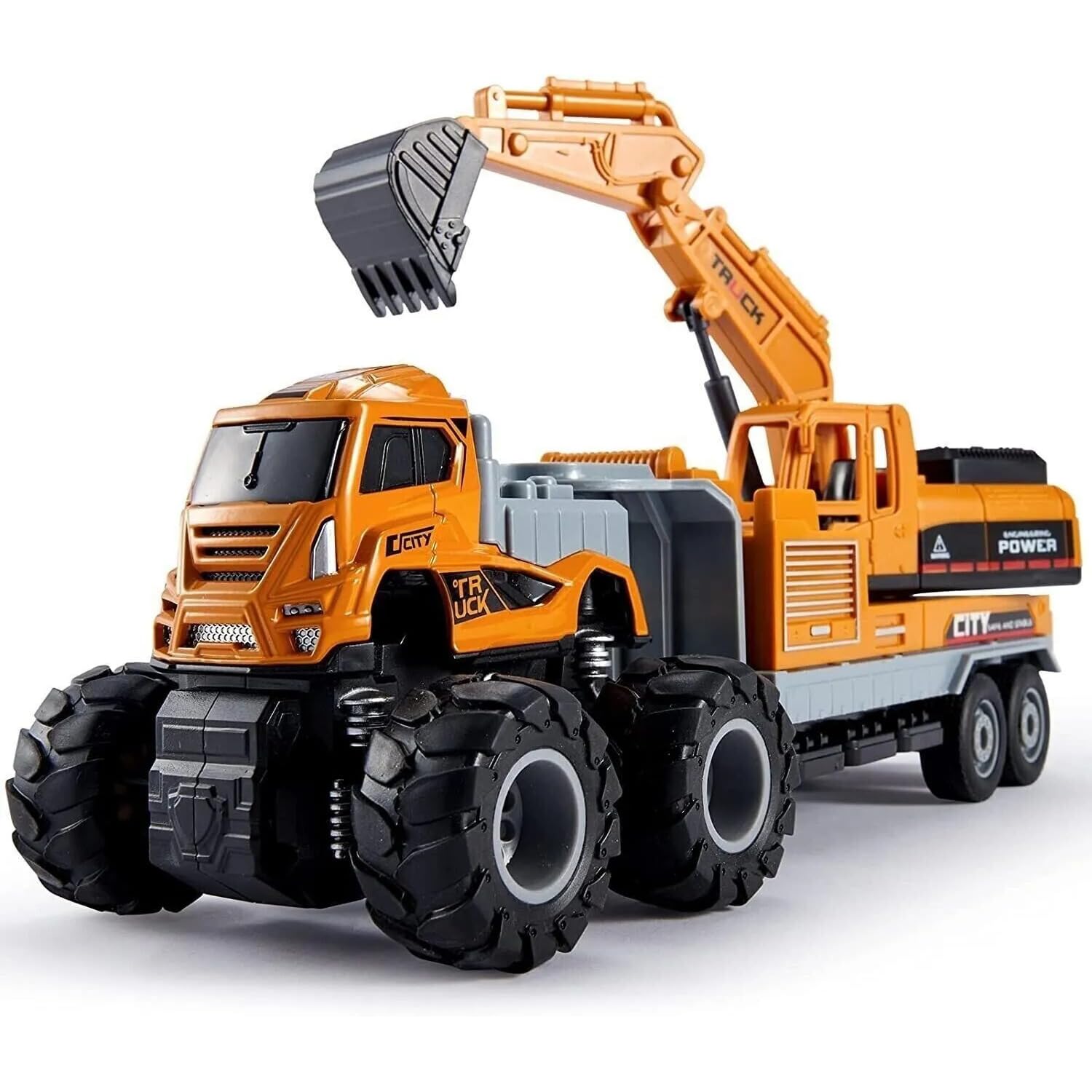 DARVICE Truck Toys Excavator Truck for Kids 2 Year Above Diecast Alloy Bulldozer Truck Friction Powered Miniature Toy for Kids Boys and Girls (B0DJ35GXMY) Amazon Price History, Amazon Price Tracker