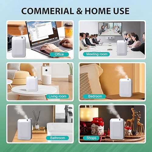 Miniatura 5 de ScentiPlus Máquina de aire inteligente de aroma para el hogar, difusor profesional sin agua HVAC de 16.9 fl oz con tecnología de difusión de aire