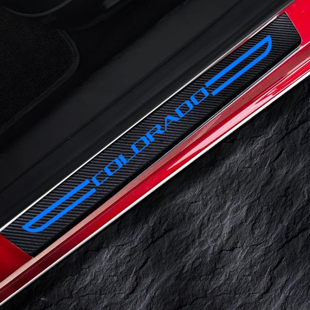 Z Zeba EXPRESS 4PCS Car Door Sill Protector for Chevy