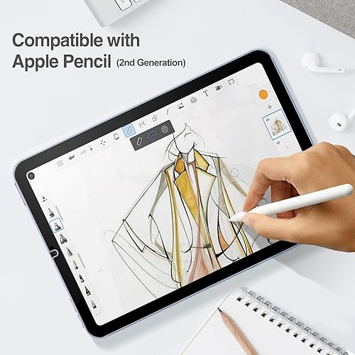 Miniatura 5 de ProCase Paquete de 1 protector de pantalla para iPad Mini 7 (A17 Pro) 2024 y iPad Mini 6 2021 de 8.3 pulgadas, protector de película de vidrio