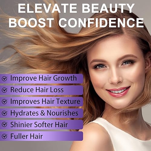 Miniatura 7 de Agua orgánica de arroz negro para el crecimiento del cabello, spray de agua de romero de gran volumen de 5 onzas para el crecimiento del cabello,