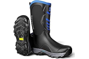 WOVENPAK Hunting Boots: Men's Neoprene Rain Boots with Steel Shank