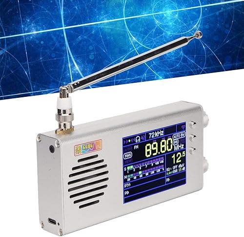 Miniatura 6 de TEF6686 Receptor de radio de banda completa, radio estéreo portátil digital AM FM con pantalla LCD de 3.2 pulgadas, batería de 7000 mAh, altavoz