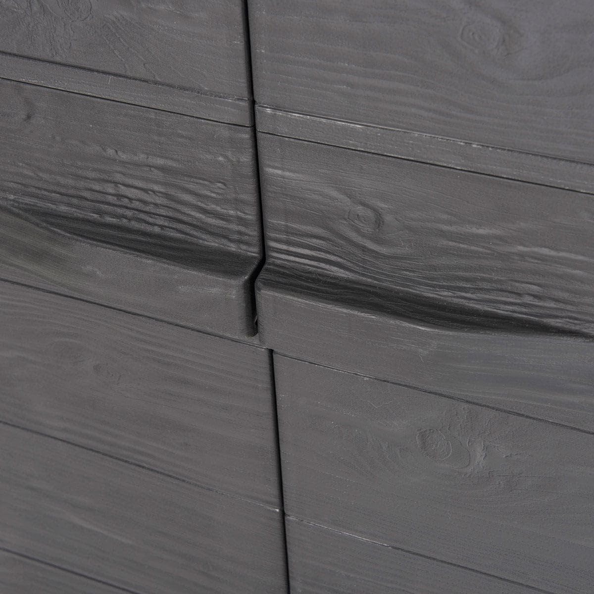 TOOMAX Woody's XL 2-türiger Schrank, Plastik, lichtgrau/Anthrazit, 78 x 46 x 182 cm