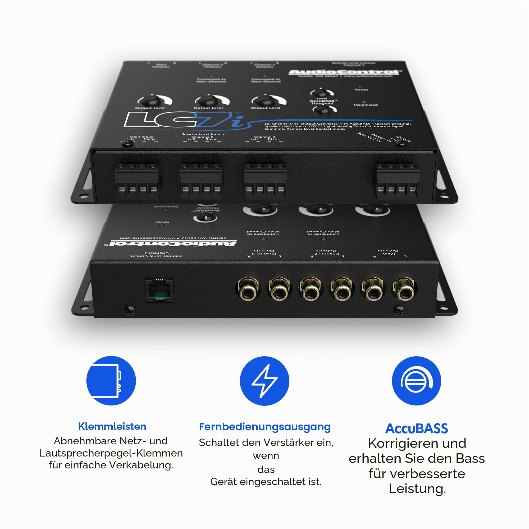 Audio Control 6 Ch Output Converter Accu