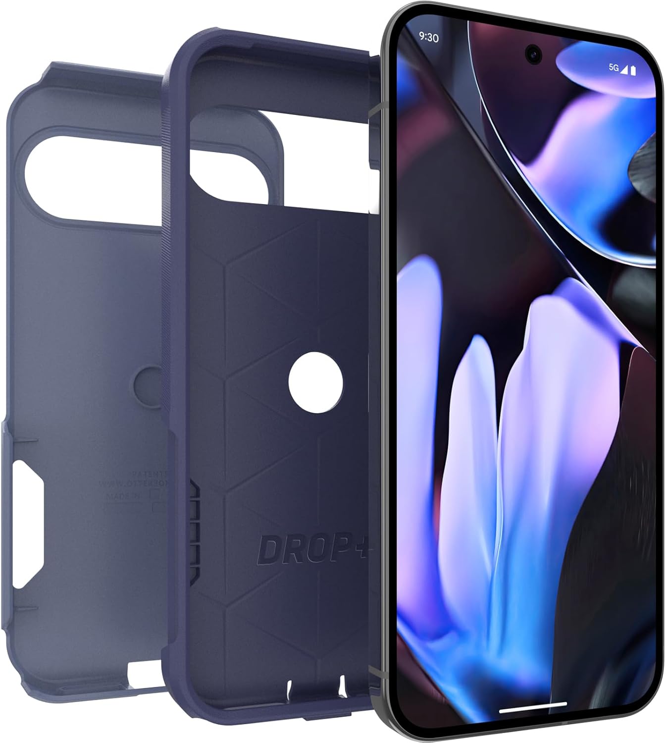OtterBox Google Pixel 9 Pro XL Commuter Series Case - Denver Dusk (PURPLE), ultra-sleek, wireless charging compatible, raised edges protect camera & screen (Ships in Polybag)