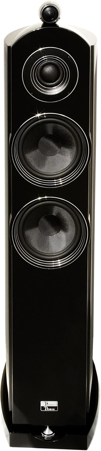 EARTHQUAKE Tigris Dual 8" 500W RMS Audiophile Black Lacquer Tower Speakers