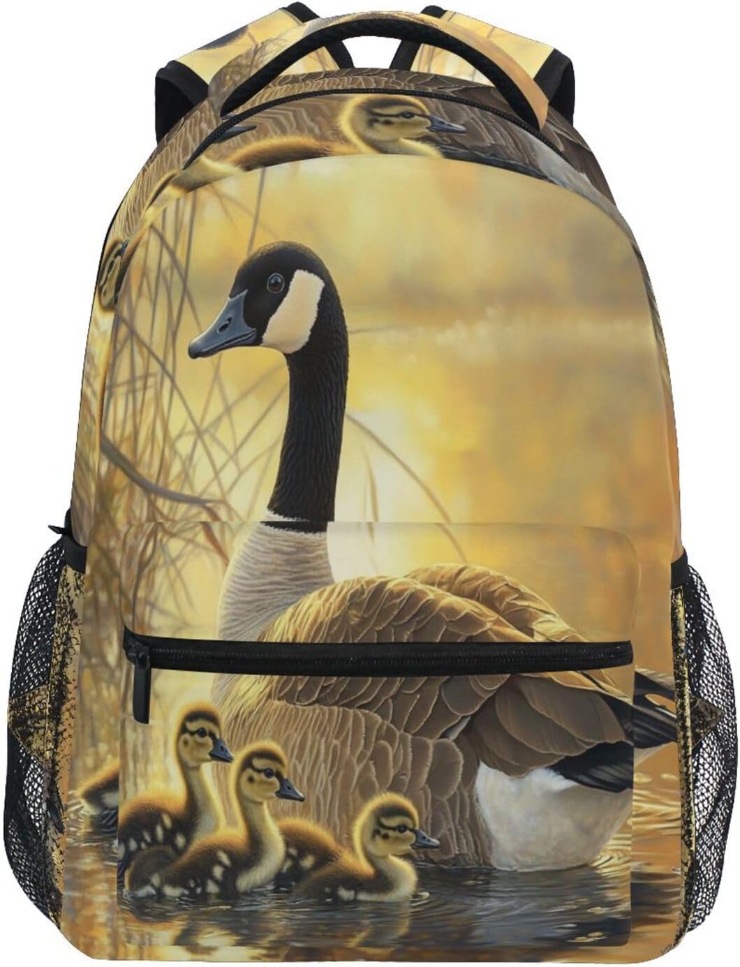 OTVEE Canada Geese and Goslings Backpack School Bag Bookbag Travel College Bag Daypack for Boys Girls Teens Mens Womens