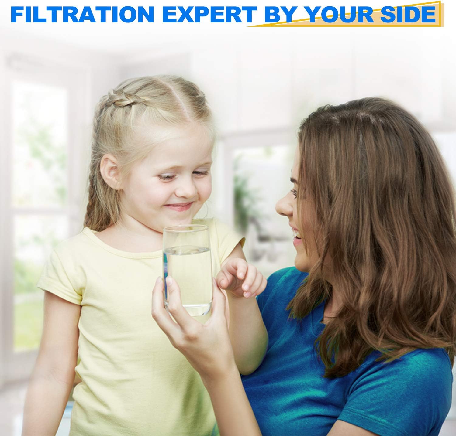 GOLDEN ICEPURE RWF0600A Refrigerator Water Filter Replacement for GE SmartWater MWFA, GWF, GWFA, FMG-1, WFC1201, GSE25GSHECSS, PC75009, 197D6321P006, Kenmore 9991, PC83879, GSL25JFTABS