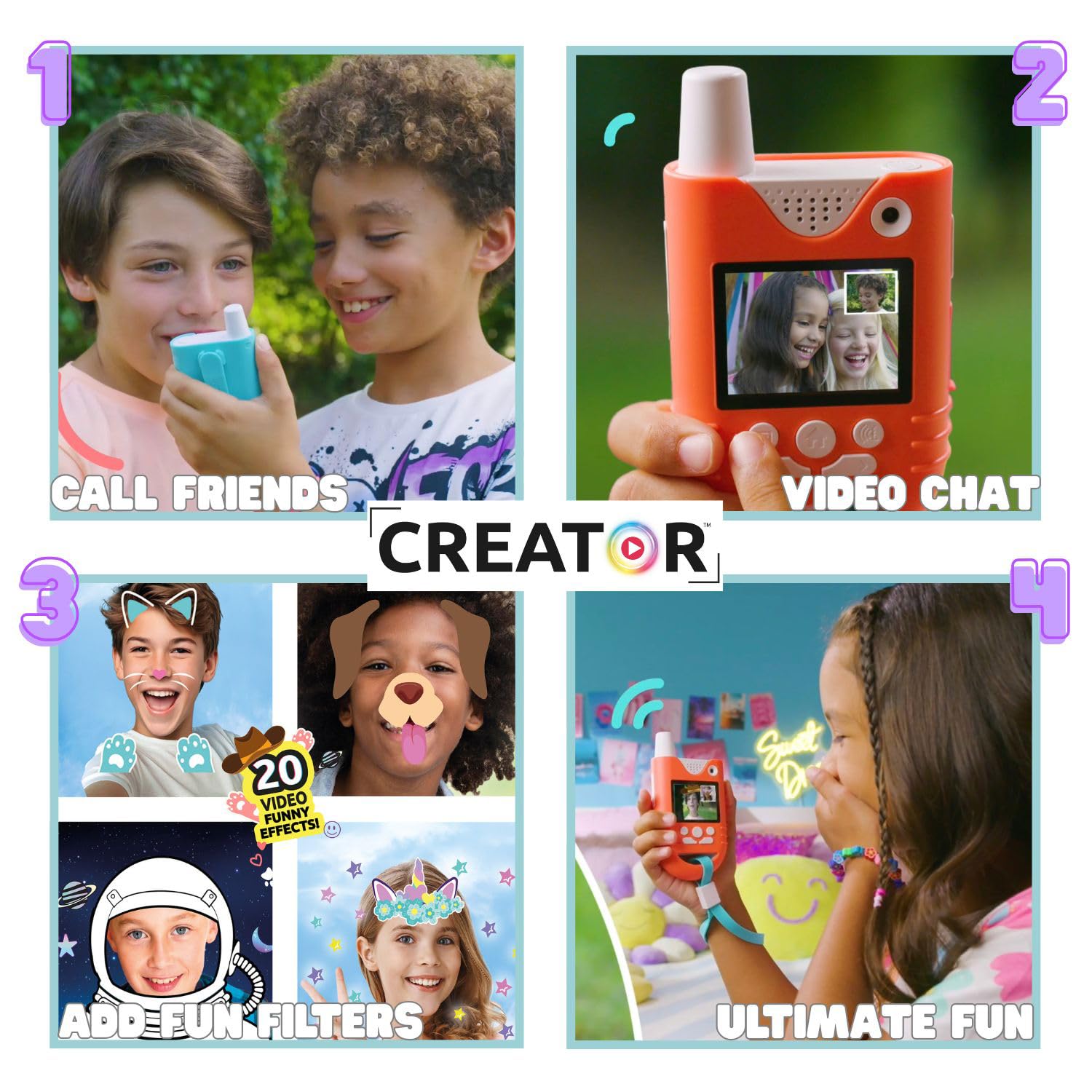 Video Walkie Talkies, Black - Image 4