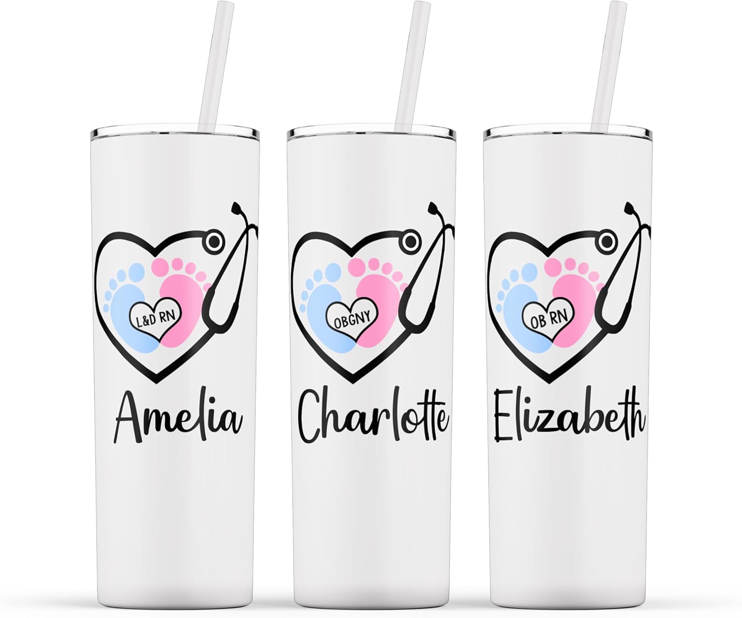 OBGYN Personalized Nurse Tumbler - Labor and Delivery Nurse Gift