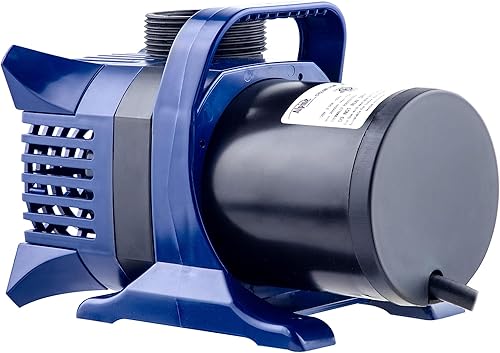 Miniatura 4 de Alpine Corporation Bomba de agua sumergible de 6550 GPH con cable de 33 pies y adaptadores para estanques, fuentes, cascadas y circulación de agua,