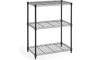 CAPHAUS 3/4/5-Tier Adjustable Height Grow Tent Shelves