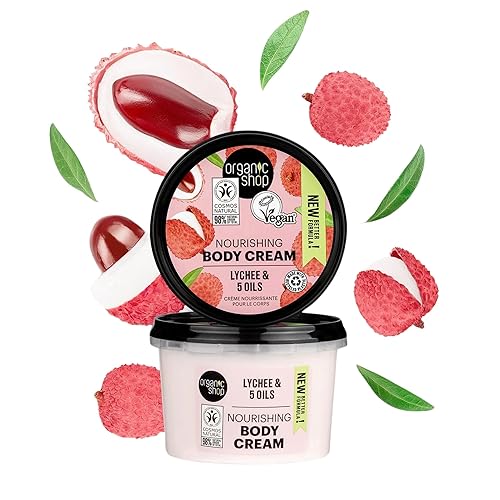 Miniatura 4 de Organic Shop Crema Corporal Rosa Lichi Orgánico y 5 Aceites 8.5fl oz