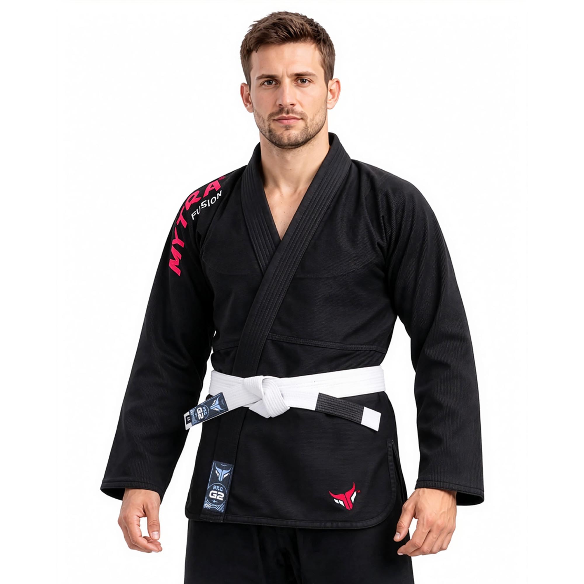 Mytra Fusion BJJ Gi per Adulti — Kimono Jiu Jitsu per Uomo e Donna | Cuciture Rinforzate, Fascia in Vita Regolabile — Kimono BJJ per Allenamento e Competizione