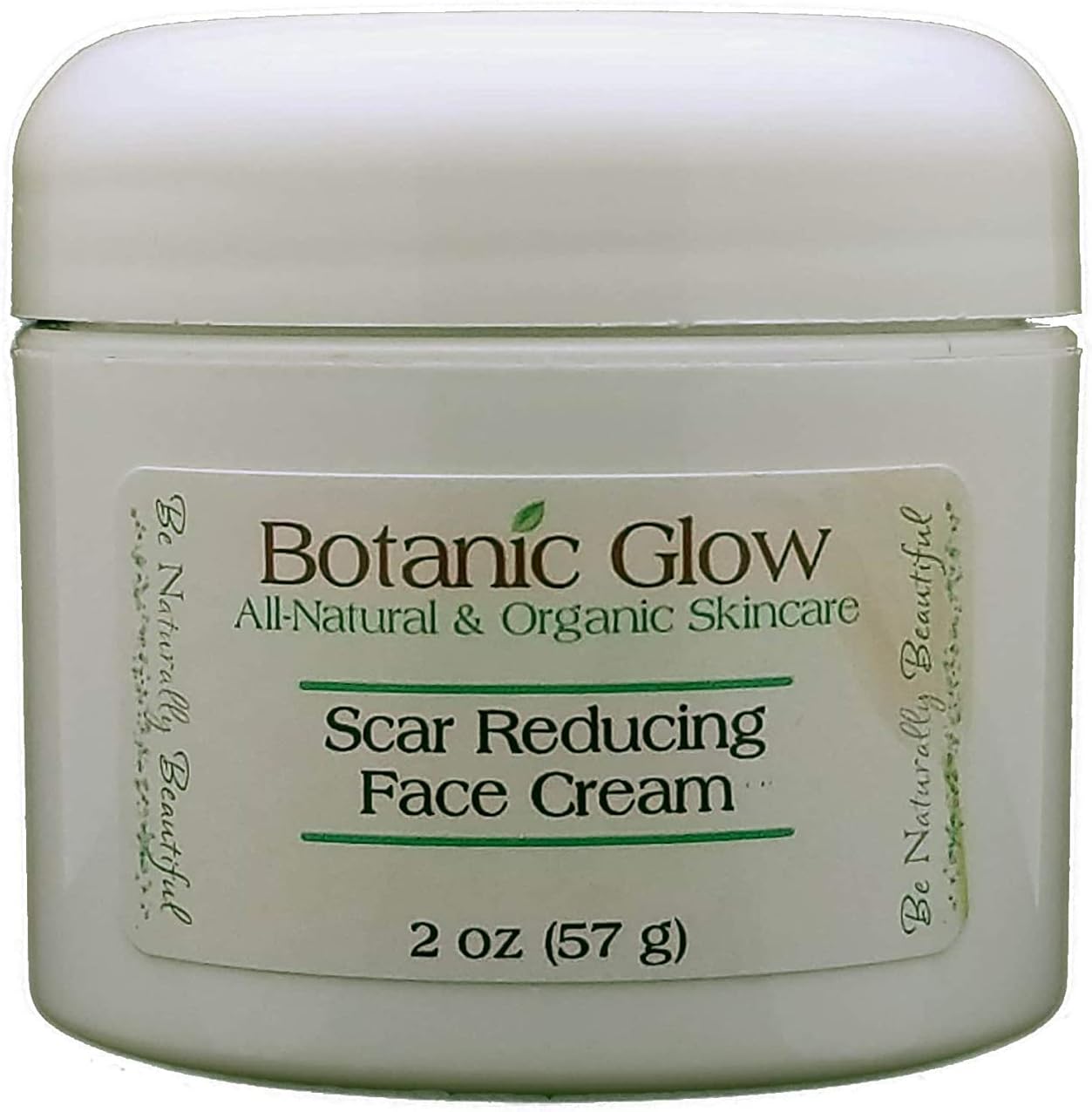 Botanic Glow All-Natural Scar Reducing Face Cream 2 oz - Dark Spot Cream - Scar Fade Cream