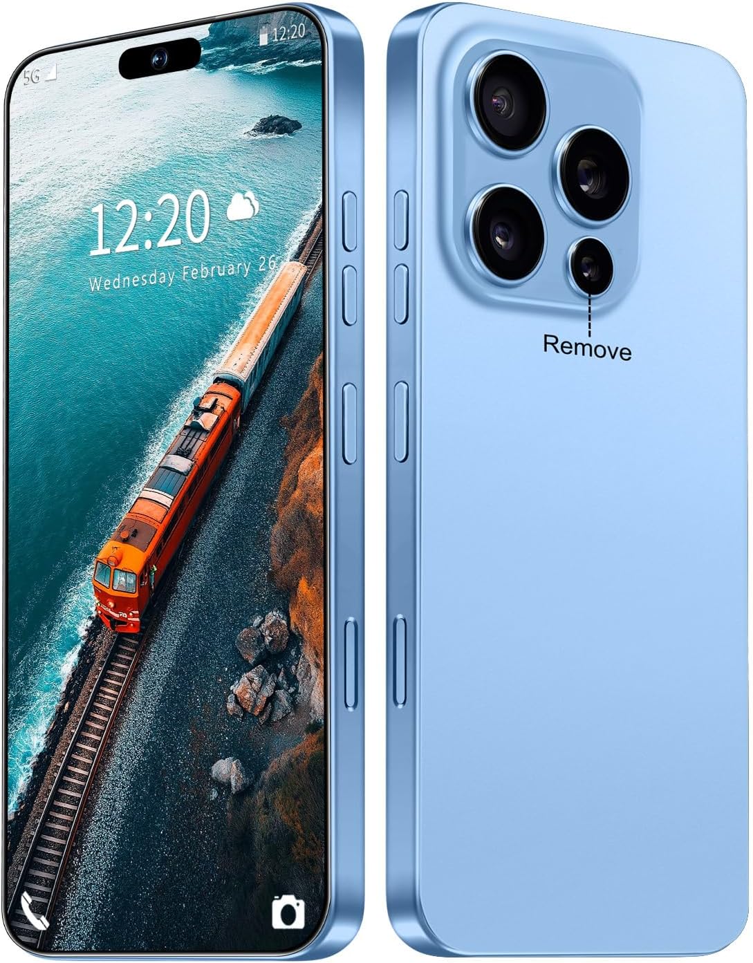 Huness 16PROMA X Smartphone Unlocked Cell Phone,6.99″ HD Screen Unlocked Phone,16+512GB Android 14 with 128GB Memory Card,Face ID/Dual SIM/5G/Fingerprint Button Unlock/Photos/GPS (Blue, 16+512G) Huness 16PROMA X Smartphone Unlocked Cell Phone,6.99″ HD Screen Unlocked Phone,16+512GB Android 14 with 128GB Memory Card,Face ID/Dual SIM/5G/Fingerprint Button Unlock/Photos/GPS (Blue, 16+512G)