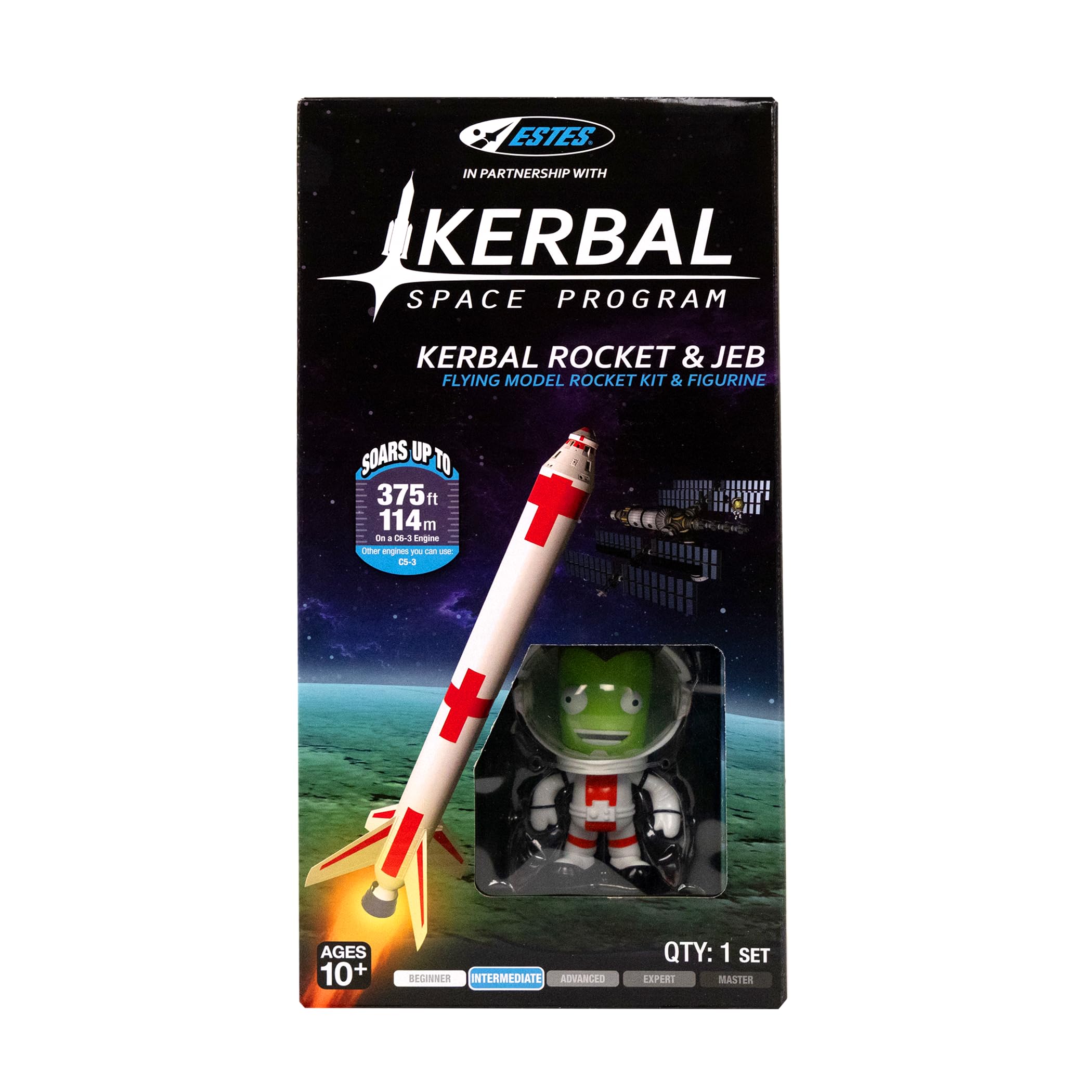 Estes 009726 Kerbal W/Jebediah Kerbonaut